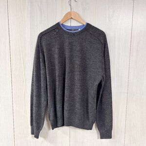 Sol Alpaca 100% Baby Alpaca Classic Jersey Saddle Shoulder Crew Sweater